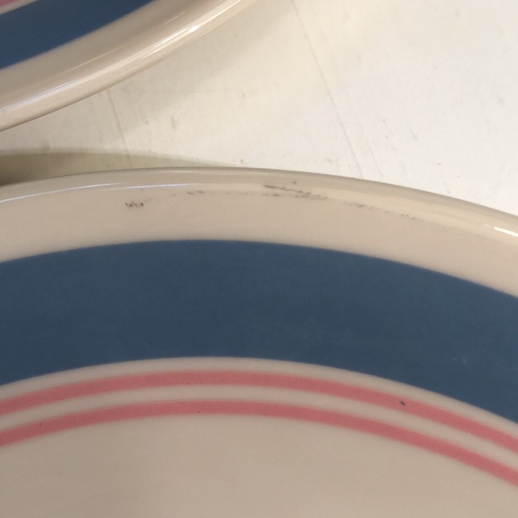 Corelle Colonial Blue Bread Plates Set of 4 VTG Corelle Lunch - Picture 4 of 10